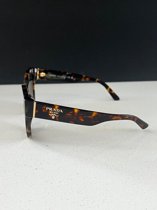 PRADA PR 17ZS Square Honey Tortoise sunglasses main image 7